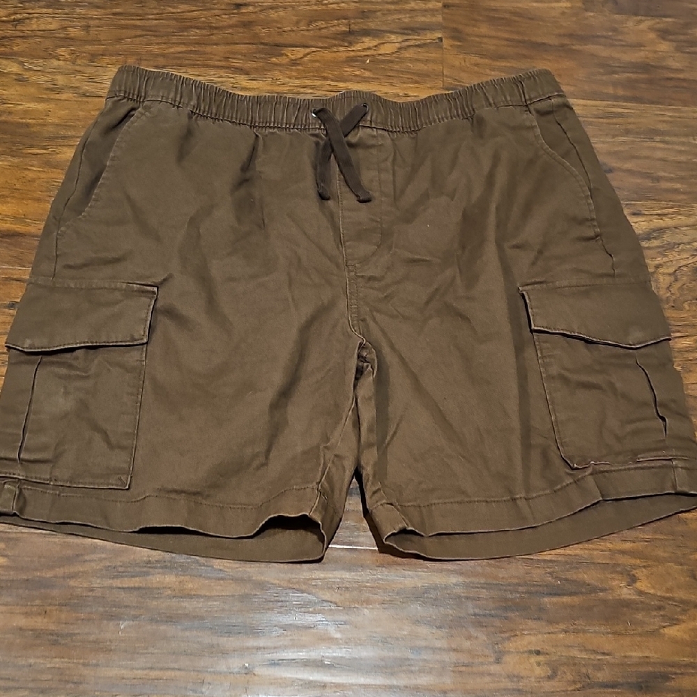 Old Navy Men's Dark Brown Cargo Shorts